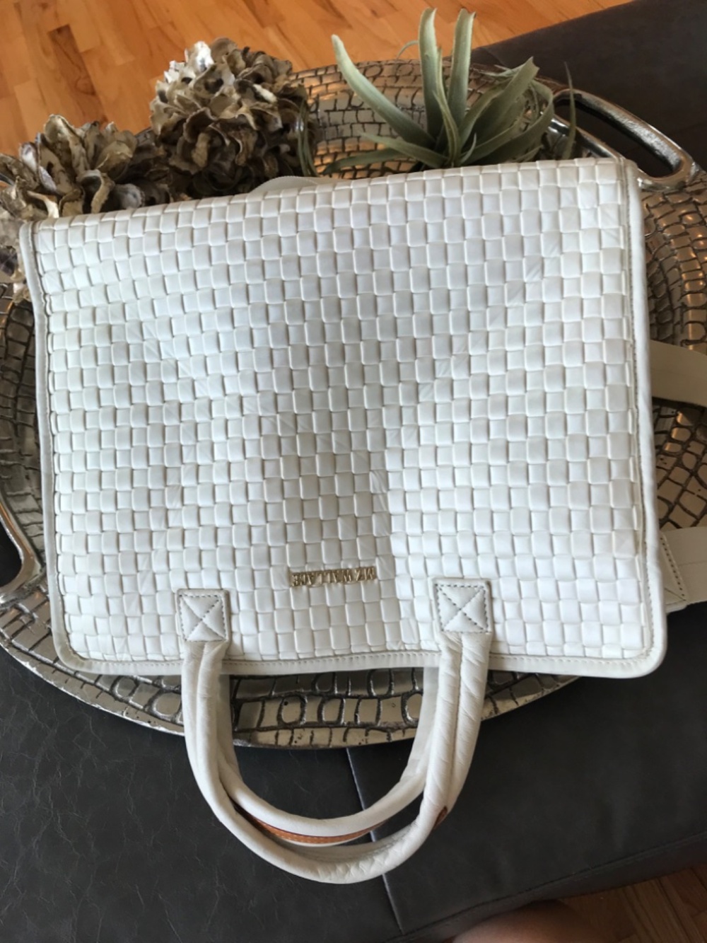 MZ WALLACE CREAM MEDIUM BOX TOTE - Picture 9 of 16